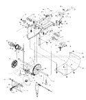 Page C Diagram and Parts List for 317E633E401 1997 Yard Man Snow Blower